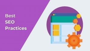 a graphic representing the best SEO practices for website