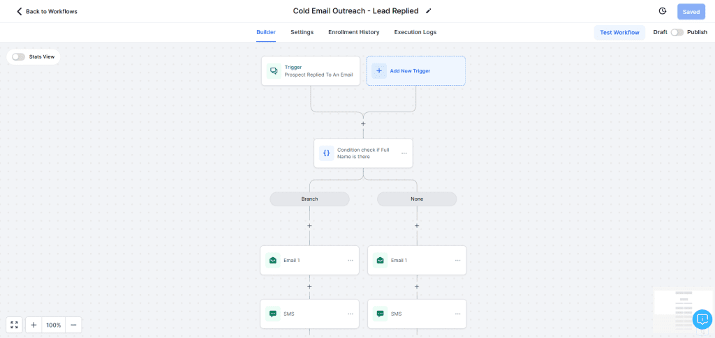 Automation feature of ZedNow