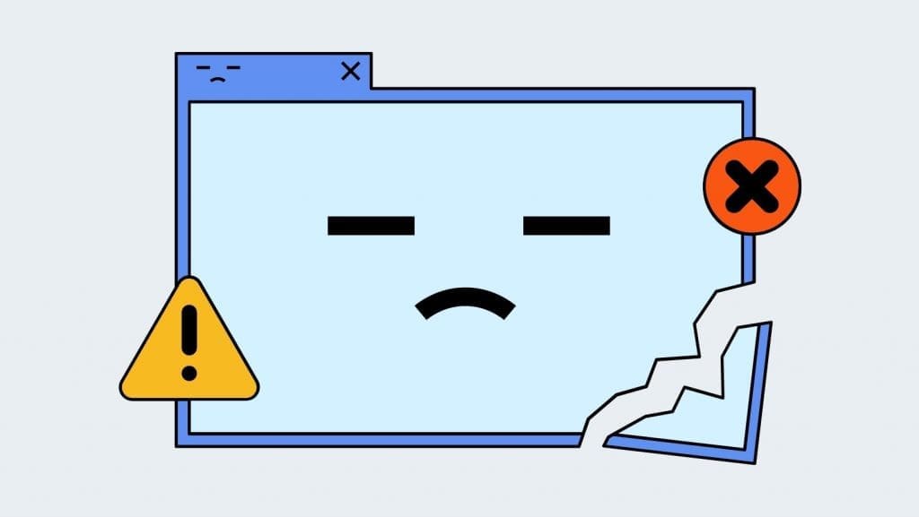 broken link logo that appears when you don't apply the best SEO practices