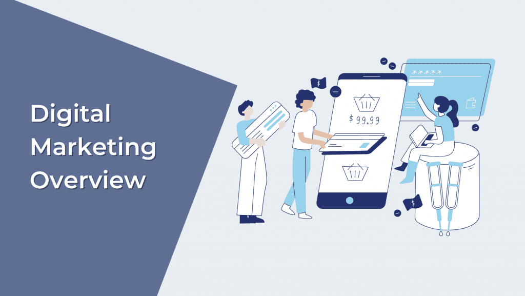 digital marketing overview featured image with marketers create their digital marketing plan