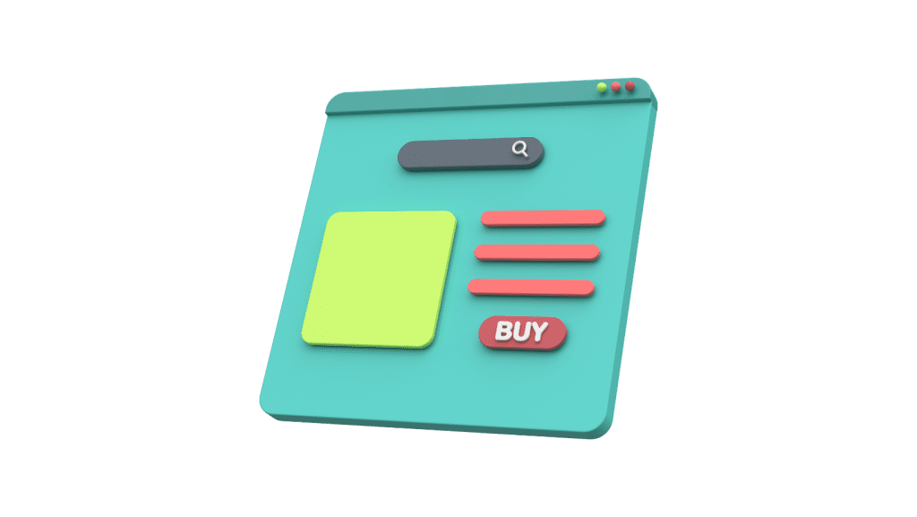 Animated product page of an eCommerce website