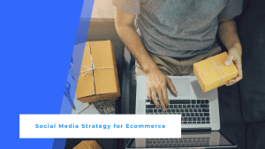 Online business owner applying social media strategy for eCommerce to his business
