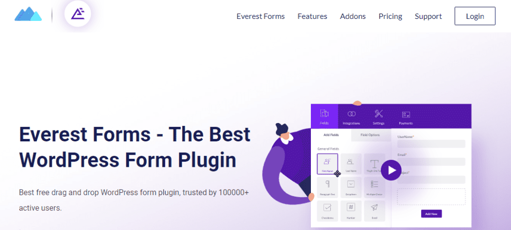 WP Everest website screenshot