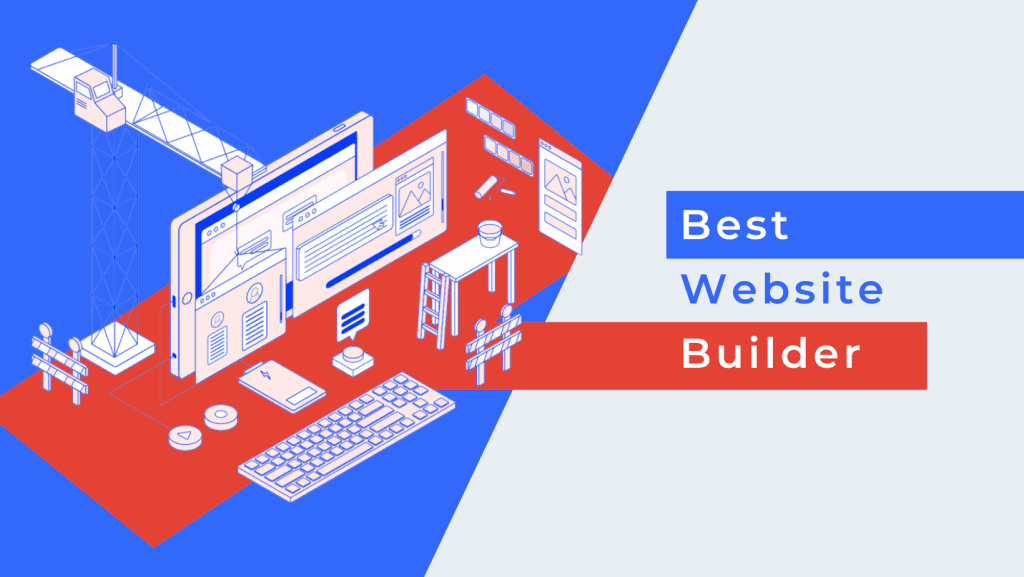 Website getting constructed representing the creation of a website using one of the best website builder