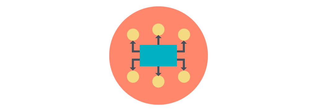 Graphic image of website links.