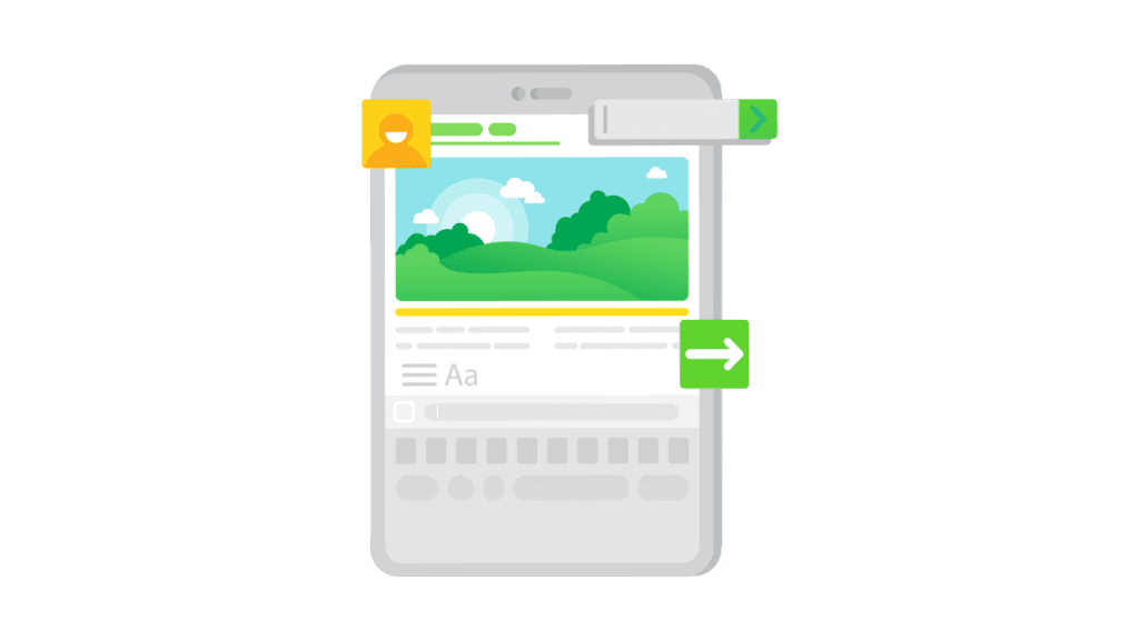 A website that is responsive in mobile viewing as one of the digital marketing tips for small businesses.