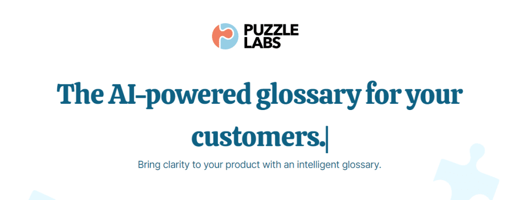 Puzzle Labs AI tools for small businesses homepage
