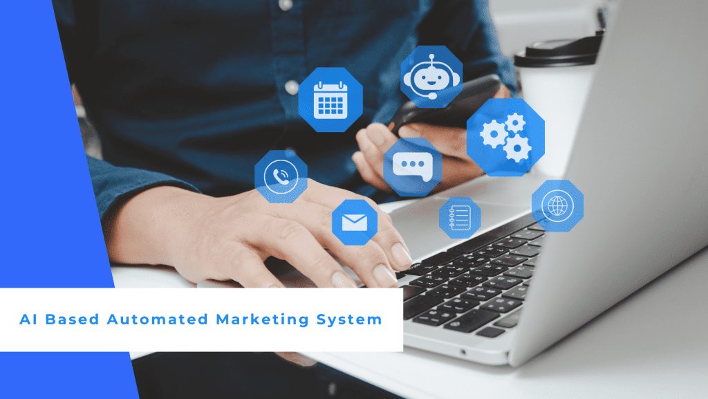 Person using a tool for marketing automation