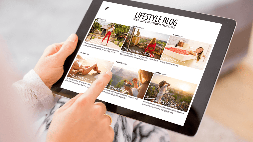 A blog that becomes trustworthy online.