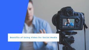 A person creating videos for social media