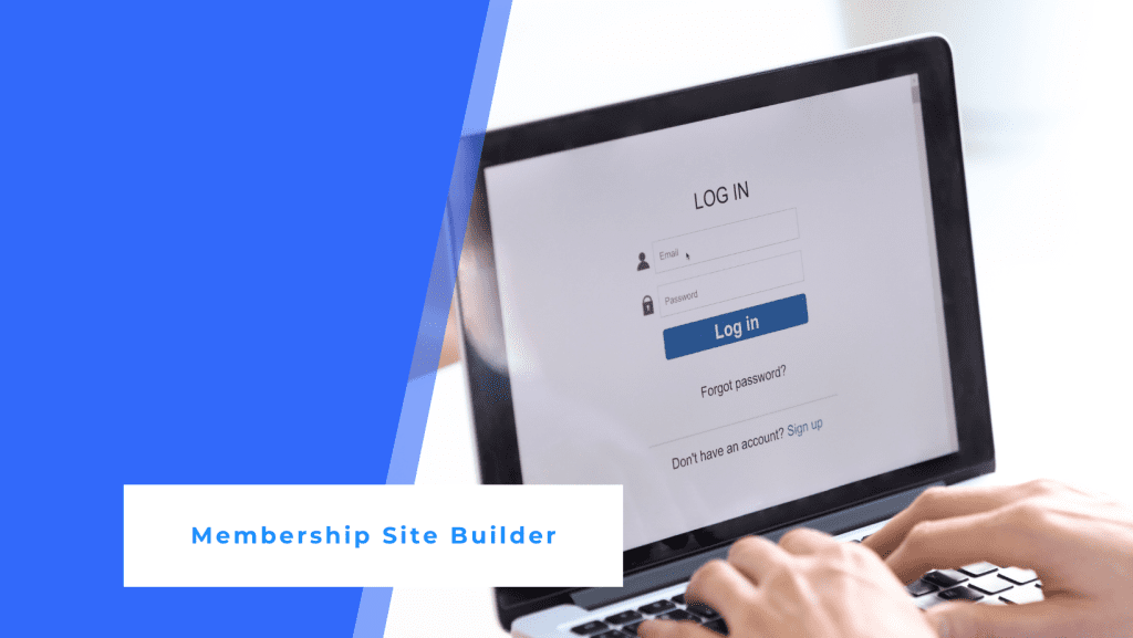 Membership site login page