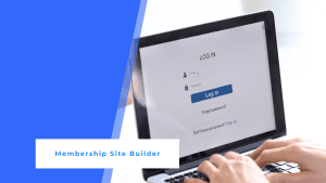 Membership site login page