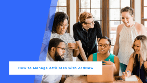 Team planning on how to manage affiliates for their affiliate program