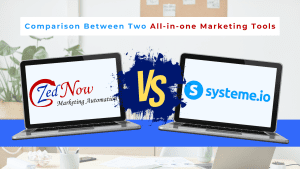 ZedNow vs Systeme.io featured image for the comparison blog