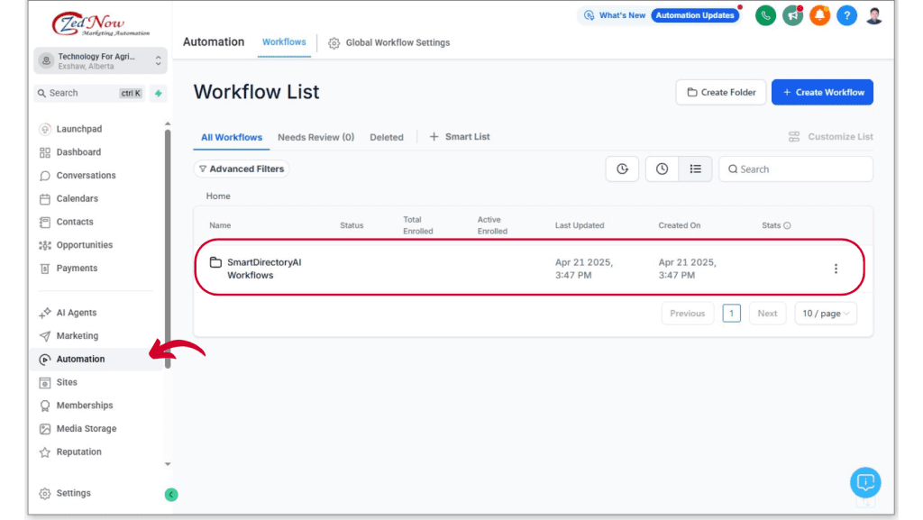 Steps to build a directory website with HighLevel using SmartDirectoryAI 13