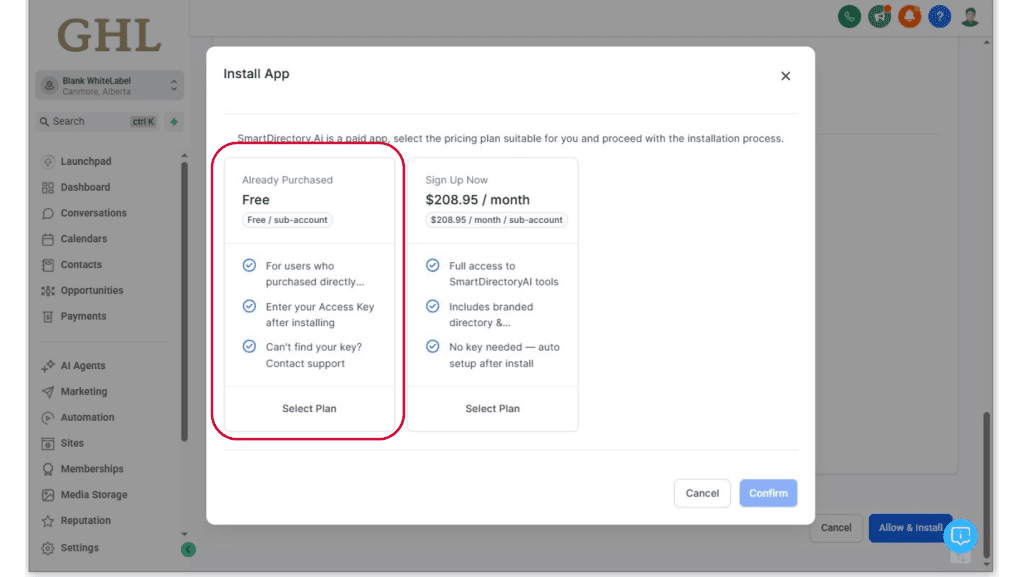 Steps to build a directory website with HighLevel using SmartDirectoryAI 4