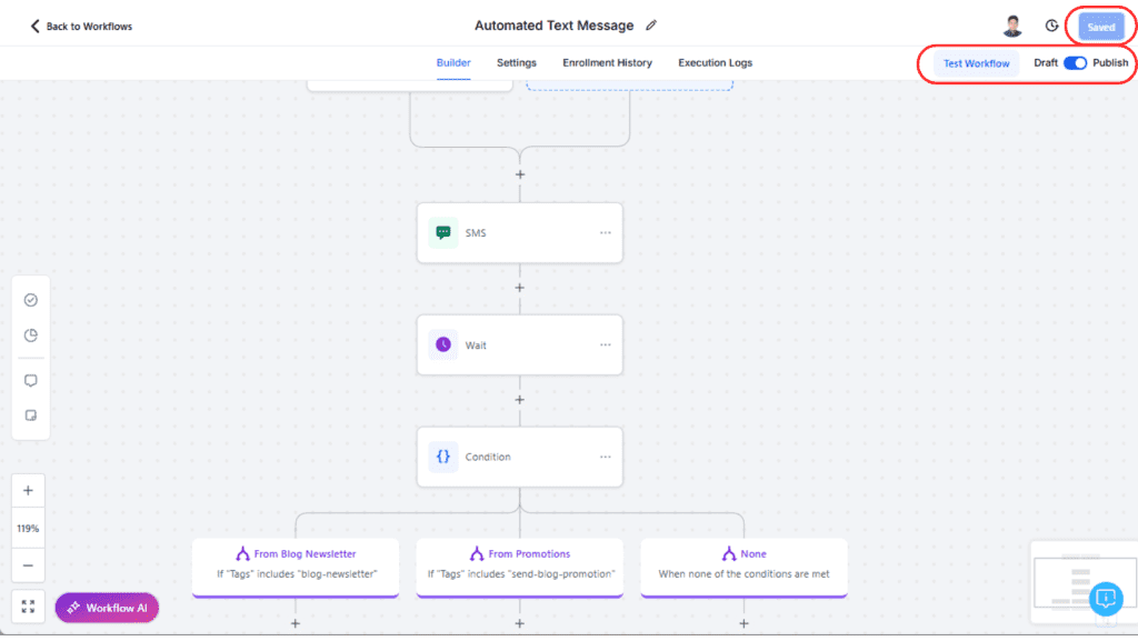 Turn It On to Start Send Automated Text Messages