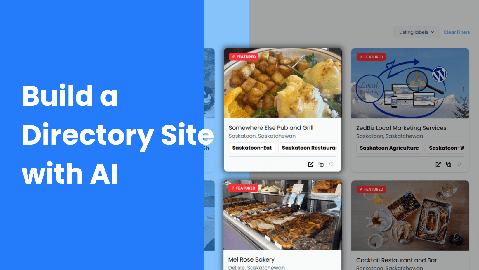Build a Directory Website with AI
