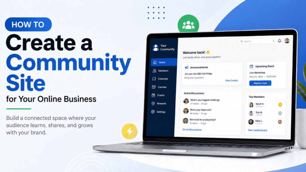 How to Create a Community Site