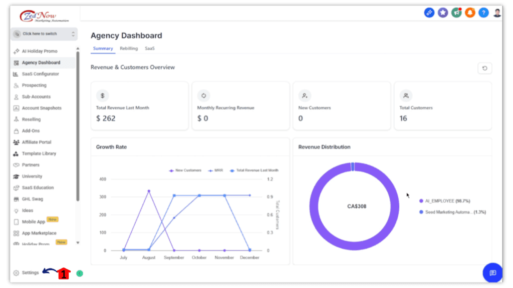 Access Agency Settings