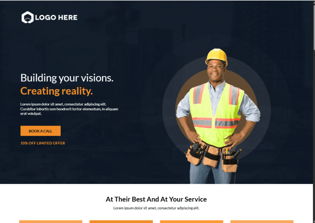 Lead capture page for GHL beginners